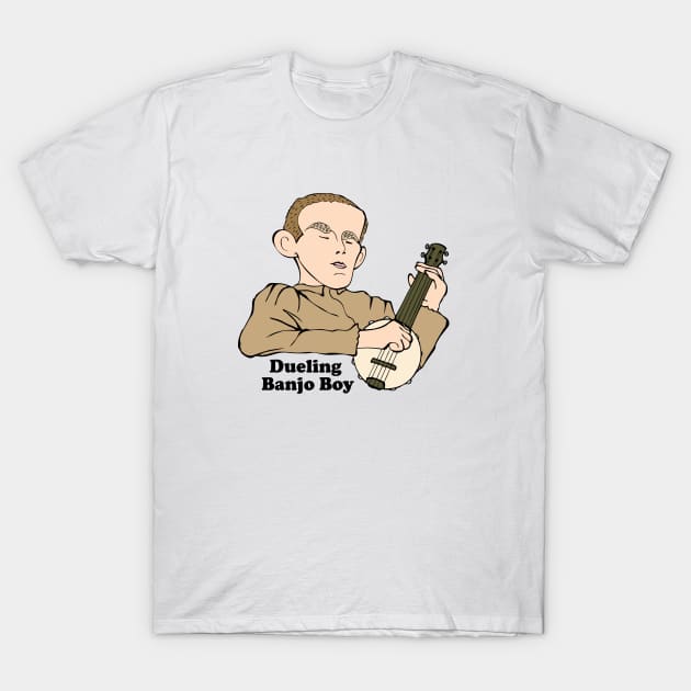 DELIVERANCE BANJO BOY FAN ART!! T-Shirt by cartoonistguy